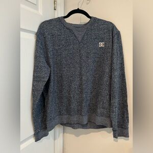DC shoes Men's Blue speckle Sweatshirt size L